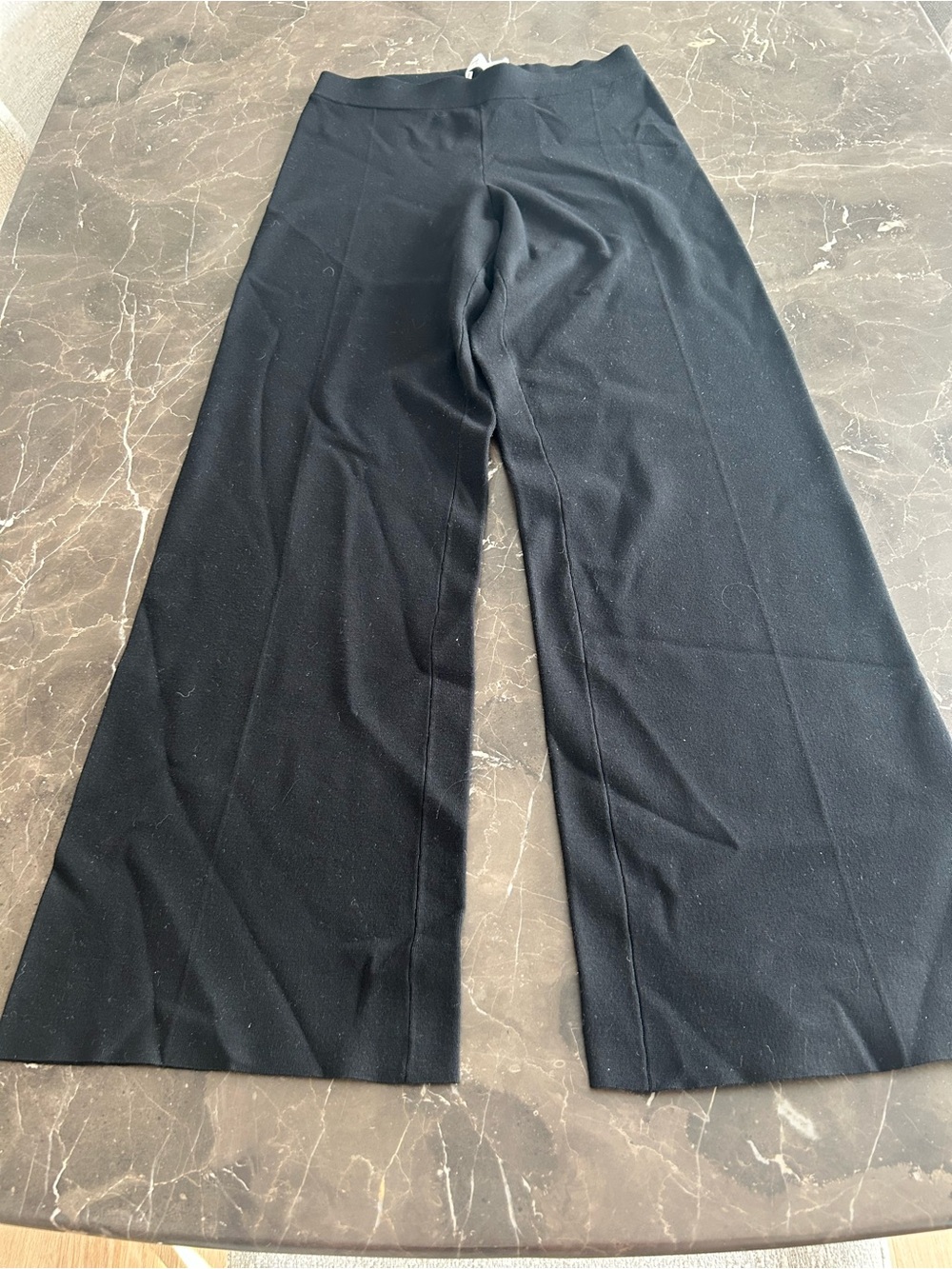 Wilfred Black Wide-Leg Trousers